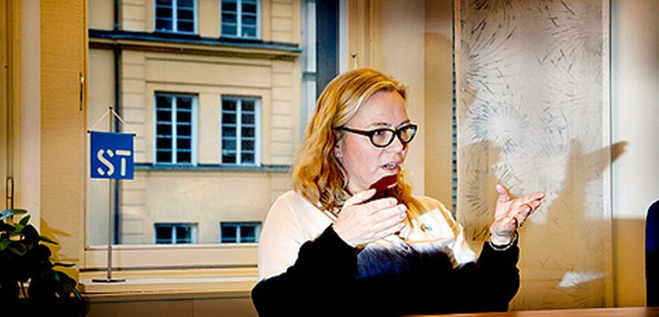 Oavsett om de rödgröna eller Alliansen vinner väntar ett fortsatt sparbeting för staten, tror Britta Lejon. Men hotet om nedskärningar enligt dansk modell skrämmer mest. Foto: Jörgen Appelgren