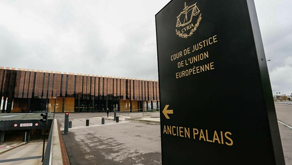 EU-domstolen i Luxemburg. Foto: Thierry Roge/Isopix/IBL