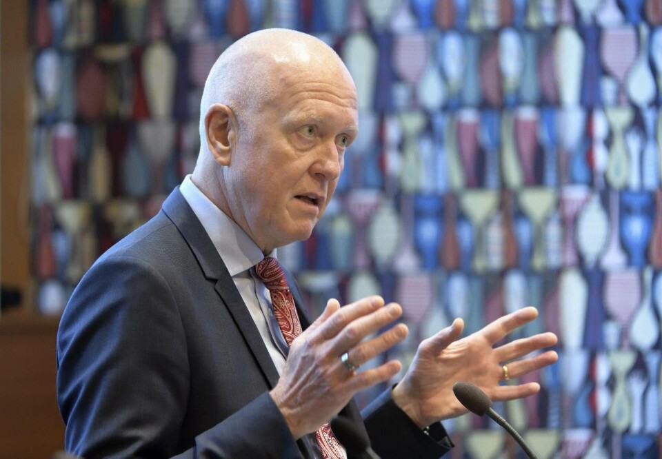 Peter Jeppsson, vice vd på Svenskt Näringsliv, inspireras av Danmarks flexicurity-modell, där tryggheten inte ligger i själva anställningen. Foto: Henrik Montgomery/TT