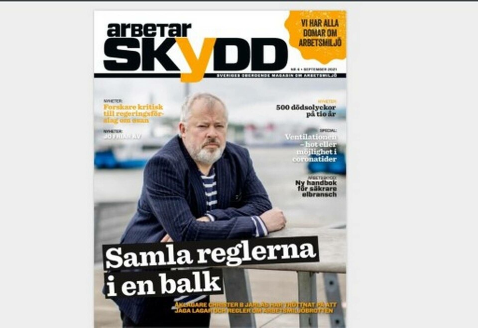 Redaktör till tidningen Arbetarskydd