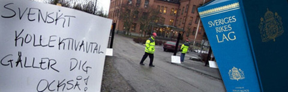 Laval-målet handlar om blockaden mot Laval un Partneris byggprojekt vid ett skolbygge i Vaxholm 2004. Byggettan blockerade infarten för de lettiska byggnadsarbetarna. Nu ska reglerna om utstationering på svensk arbetsmarknad utredas för att se över hur de fungerar i förhållande till EU-rätten.