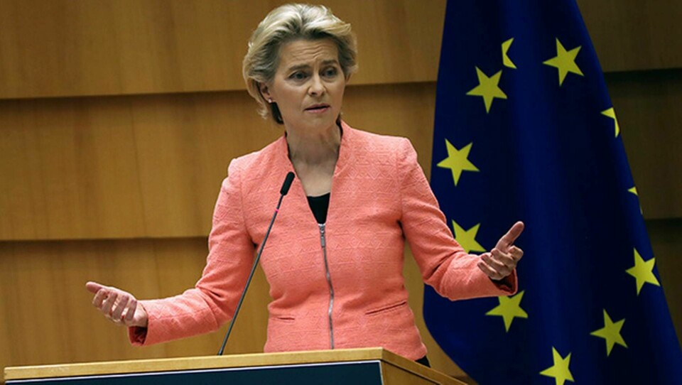 EU-kommissionens ordförande Ursula von der Leyen. Foto: Francisco Seco/AP/TT
