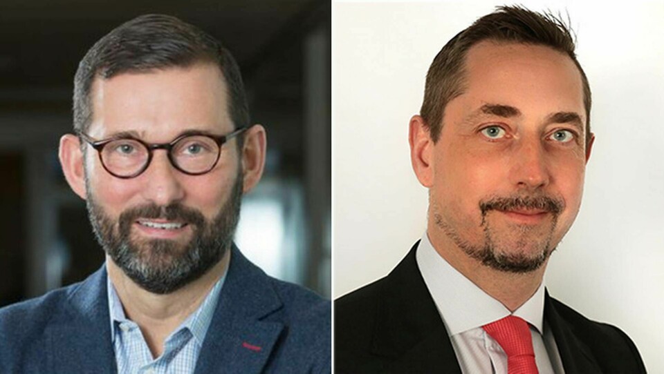 Debattörerna är Stefan Koskinen, chef för arbetsgivarsamverkan, och Einar Humlin, expert inom avtalsutveckling, lön och pension, vid Almega.