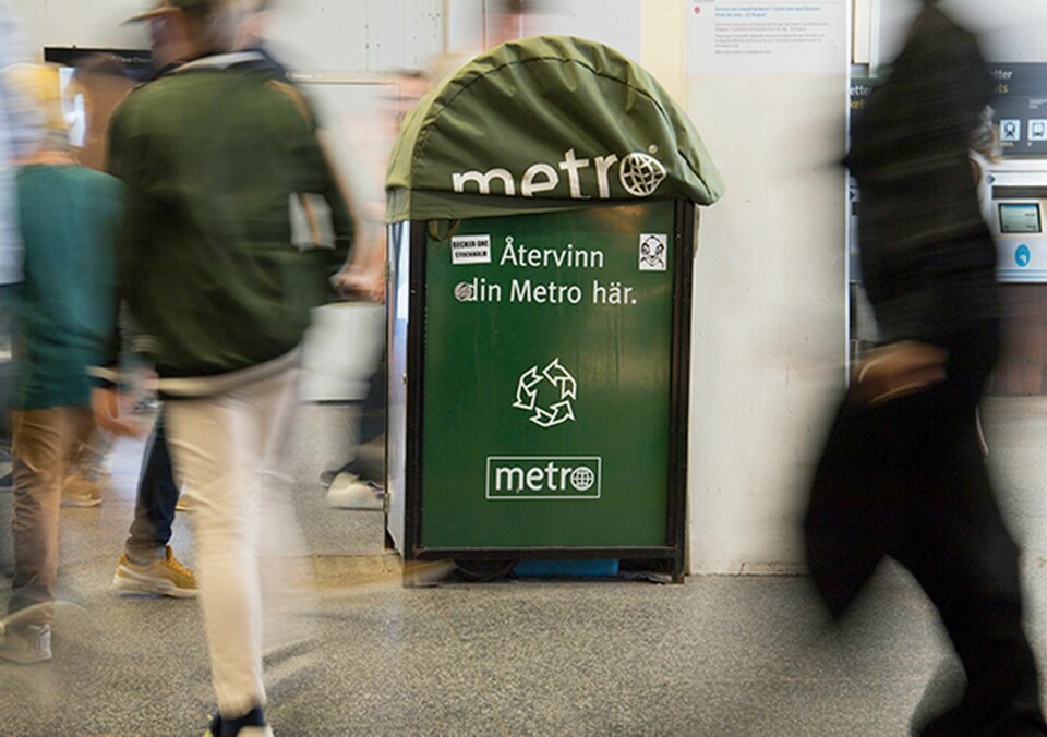 Tidningen Metro gick i konkurs i augusti 2020, efter nära 25 års utgivning. Foto: Fredrik Sandberg / TT