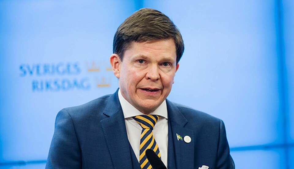 Riksdagens talman Andreas Norlén. Foto: TT-Bild