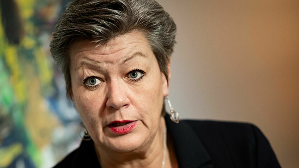 Arbetsmarkandsminister Ylva Johansson (S). Foto: TT-Bild
