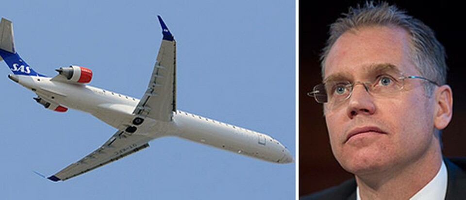 SAS med vd:n Rickard Gustafson tvingas betala fyra miljoner i ersättning till de diskriminerade flygpersonalen samt rättegångskostnader. Foto: Scanpix