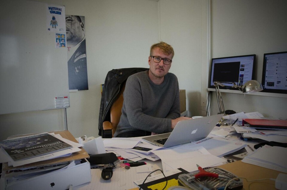 Mikael Ekman, vd för Beinformed, ser inte att deras tjänster innebär något problem för arbetssökandes integritet. Foto: Elsa Frizell