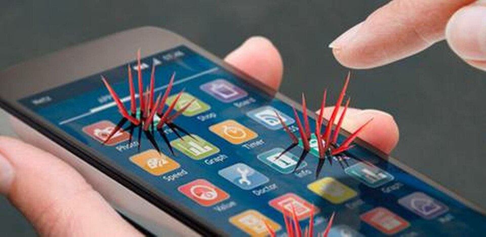 60 procent av de populäraste apparna innehåller säkerhetsluckor som är olämpliga om mobilen används i jobbet. Foto: Fraunhofer SIT