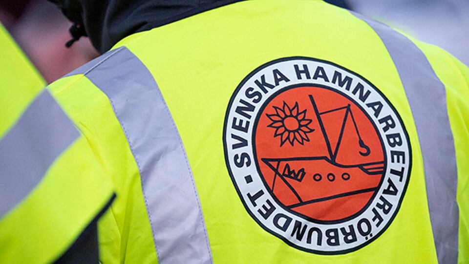 Svenska Hamnarbetarförbundet yrkar att Hallands Hamnar ska betala 30 000 kronor i allmänt skadestånd till förbundet för brott mot förtroendemannalagen. Och lika mycket till för brott mot förtroendemannalagen. Foto: TT-bild