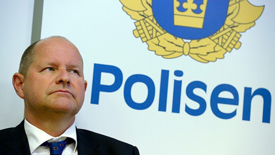 Rikspolischefen Dan Eliasson är ordförande i ansvarsnämnden. Foto: TT-Bild