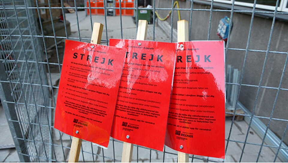 Strejker kan vänta senare i år. Foto: Janerik Henriksson/TT