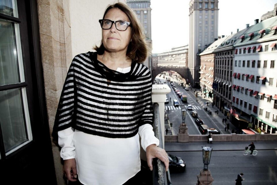 Svensk Handel avstod från annonskampanjer under valrörelsen för att förhindra höjda arbetsavgifter för ungdomar. ”Visita har mer resurser än vi”, förklarar Karin Johansson. Foto: Jörgen Appelgren