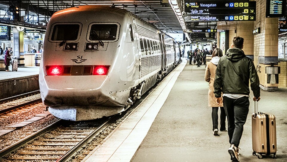 SJ:s personal går ner i arbetstid under coronakrisen. Foto: Tomas Oneborg/SvD/TT