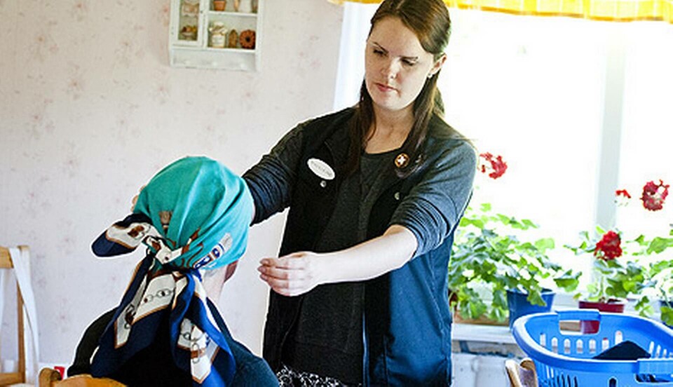 Skyddsombudet Madeline Karlsson ställde krav på hygienen, krävde arbetskläder inom hemtjänsten och fick rätt mot Leksands kommun. Foto: Scanpix Skyddsombudet Madeline Karlsson ställde krav på hygienen, krävde arbetskläder inom hemtjänsten och fick rätt mot Leksands kommun. Foto: Scanpix
