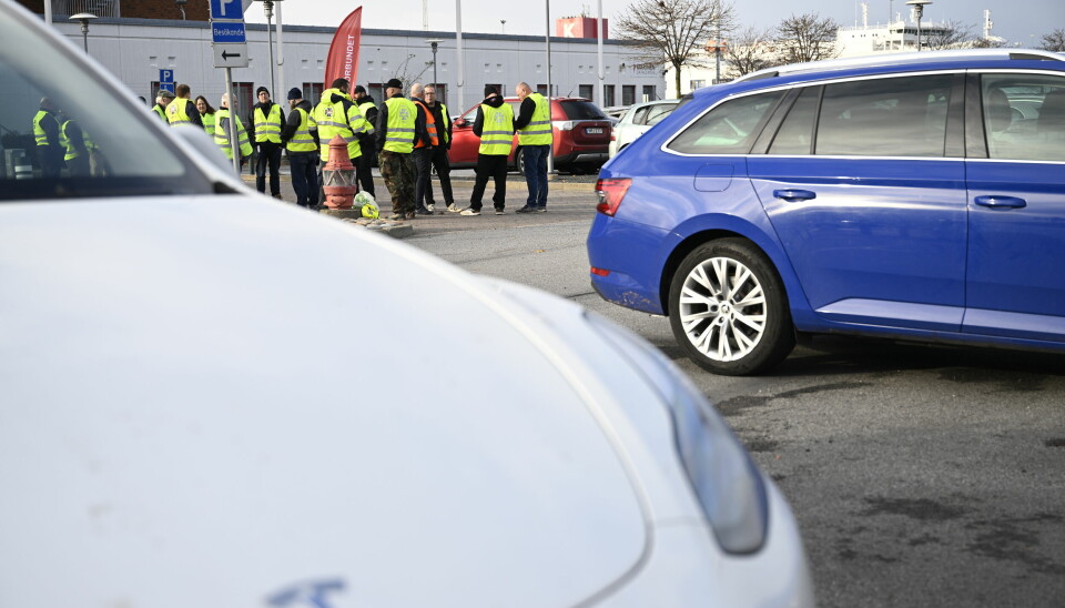 Transports sympatiblockad i Malmö hamn av lastning och lossning av Teslabilar blev verklighet första veckan i november.