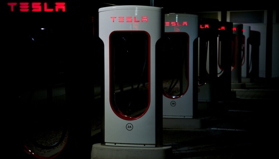 Tesla supercharger.